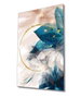 Wallity Pintura de Vidrio Templado Decorativa Multicolor 46 x 72 cm